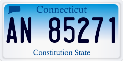 CT license plate AN85271