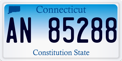 CT license plate AN85288