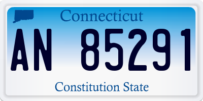 CT license plate AN85291
