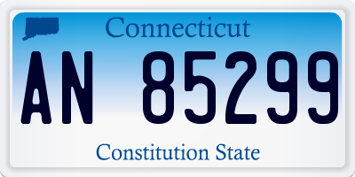 CT license plate AN85299