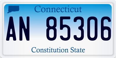 CT license plate AN85306