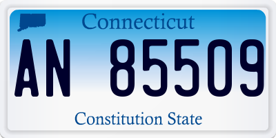 CT license plate AN85509