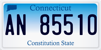CT license plate AN85510