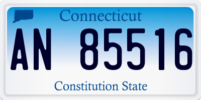CT license plate AN85516
