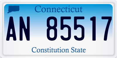 CT license plate AN85517