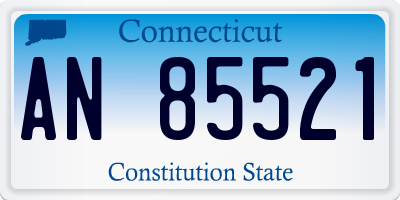 CT license plate AN85521