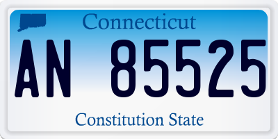 CT license plate AN85525