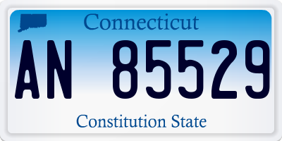 CT license plate AN85529