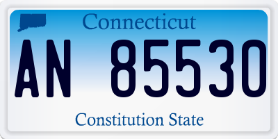 CT license plate AN85530