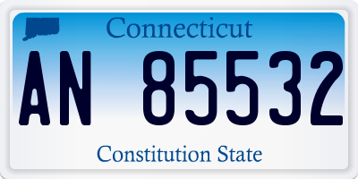 CT license plate AN85532