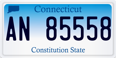 CT license plate AN85558