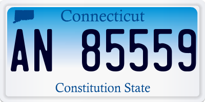 CT license plate AN85559