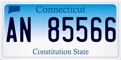 CT license plate AN85566