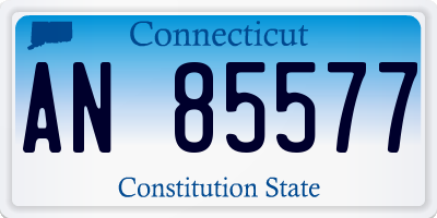 CT license plate AN85577