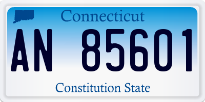 CT license plate AN85601