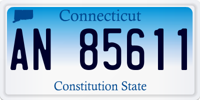 CT license plate AN85611