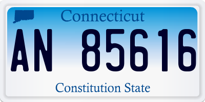 CT license plate AN85616