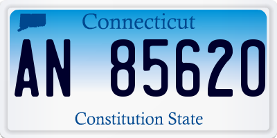 CT license plate AN85620