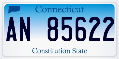 CT license plate AN85622