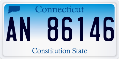 CT license plate AN86146