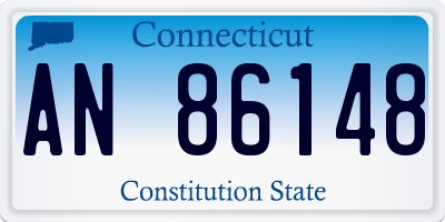 CT license plate AN86148