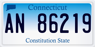 CT license plate AN86219