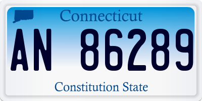 CT license plate AN86289