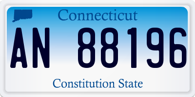 CT license plate AN88196