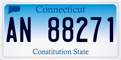 CT license plate AN88271