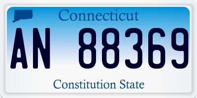 CT license plate AN88369