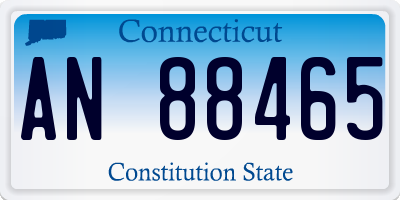 CT license plate AN88465