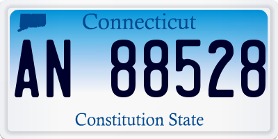 CT license plate AN88528