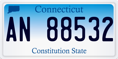 CT license plate AN88532