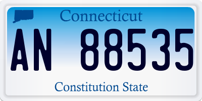 CT license plate AN88535