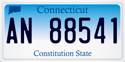 CT license plate AN88541