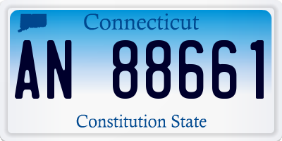 CT license plate AN88661