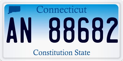 CT license plate AN88682