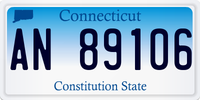 CT license plate AN89106