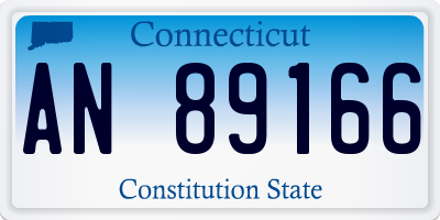 CT license plate AN89166