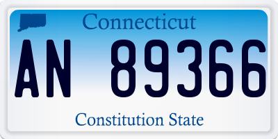 CT license plate AN89366