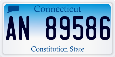 CT license plate AN89586