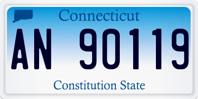 CT license plate AN90119