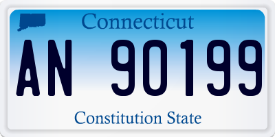 CT license plate AN90199
