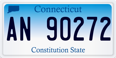 CT license plate AN90272