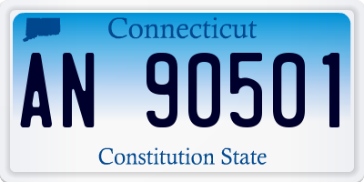 CT license plate AN90501