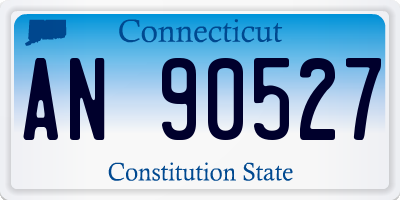 CT license plate AN90527