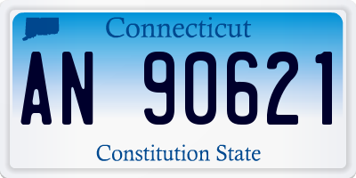 CT license plate AN90621