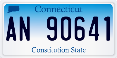 CT license plate AN90641