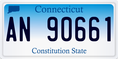 CT license plate AN90661
