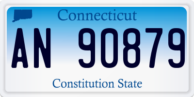 CT license plate AN90879